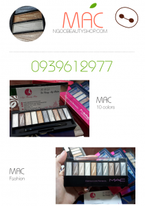 Phấn mắt MAC 10 màu sang trọng